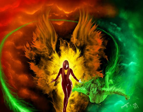 encomix webninja phoenix tempe illustrations phoenixAndFire
