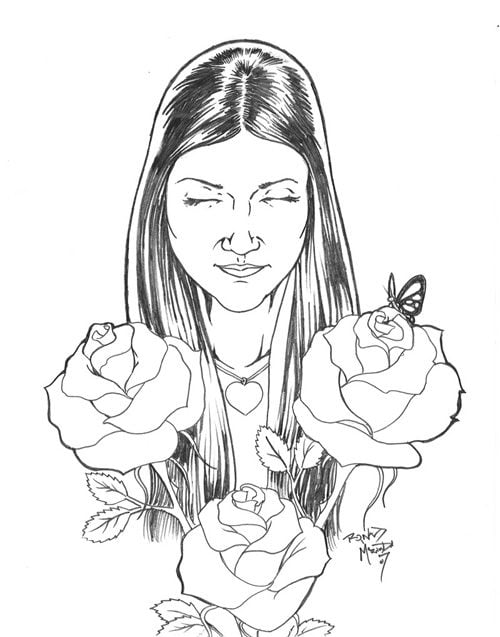 encomix webninja phoenix tempe illustrations rosaRoses