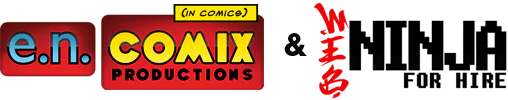 encomixprod and web ninja for hire logos