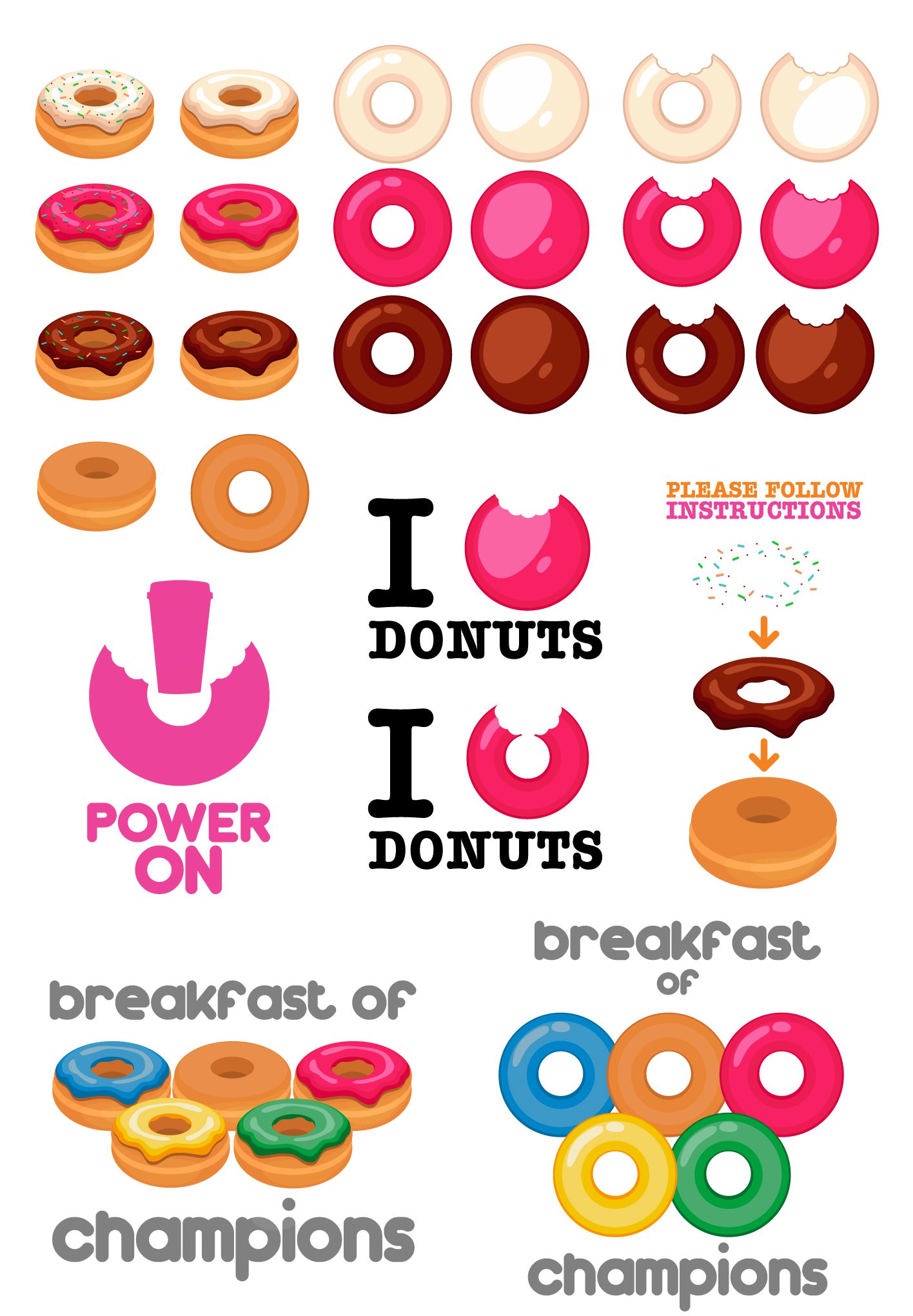 Donut Vector Art For Shirt Ideas | Graphic Design | Graphic, Print, Logo, and Website Design Solutions serving locally for Tempe Arizona and Phoenix Valley Cities