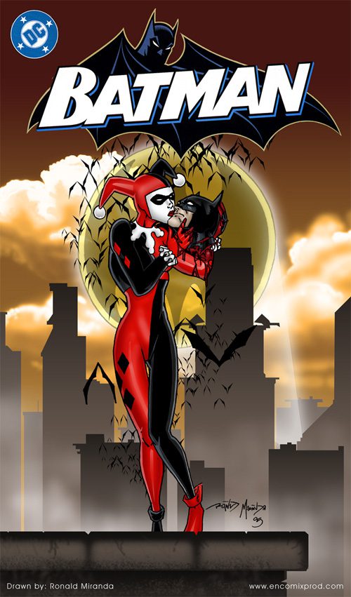 Batman and Harley | Custom Artwork Illustrations | Graphic, Print, Logo, and Website Design Solutions serving locally for Tempe Arizona and Phoenix Valley Cities
