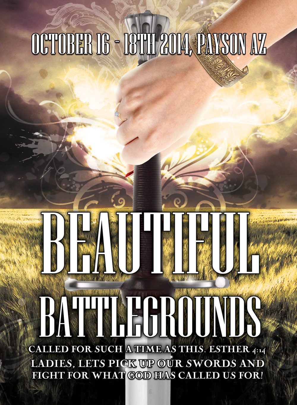 Beautiful Battlegrounds Flyer Design | Graphic Design | Graphic, Print, Logo, and Website Design Solutions serving locally for Tempe Arizona and Phoenix Valley Cities