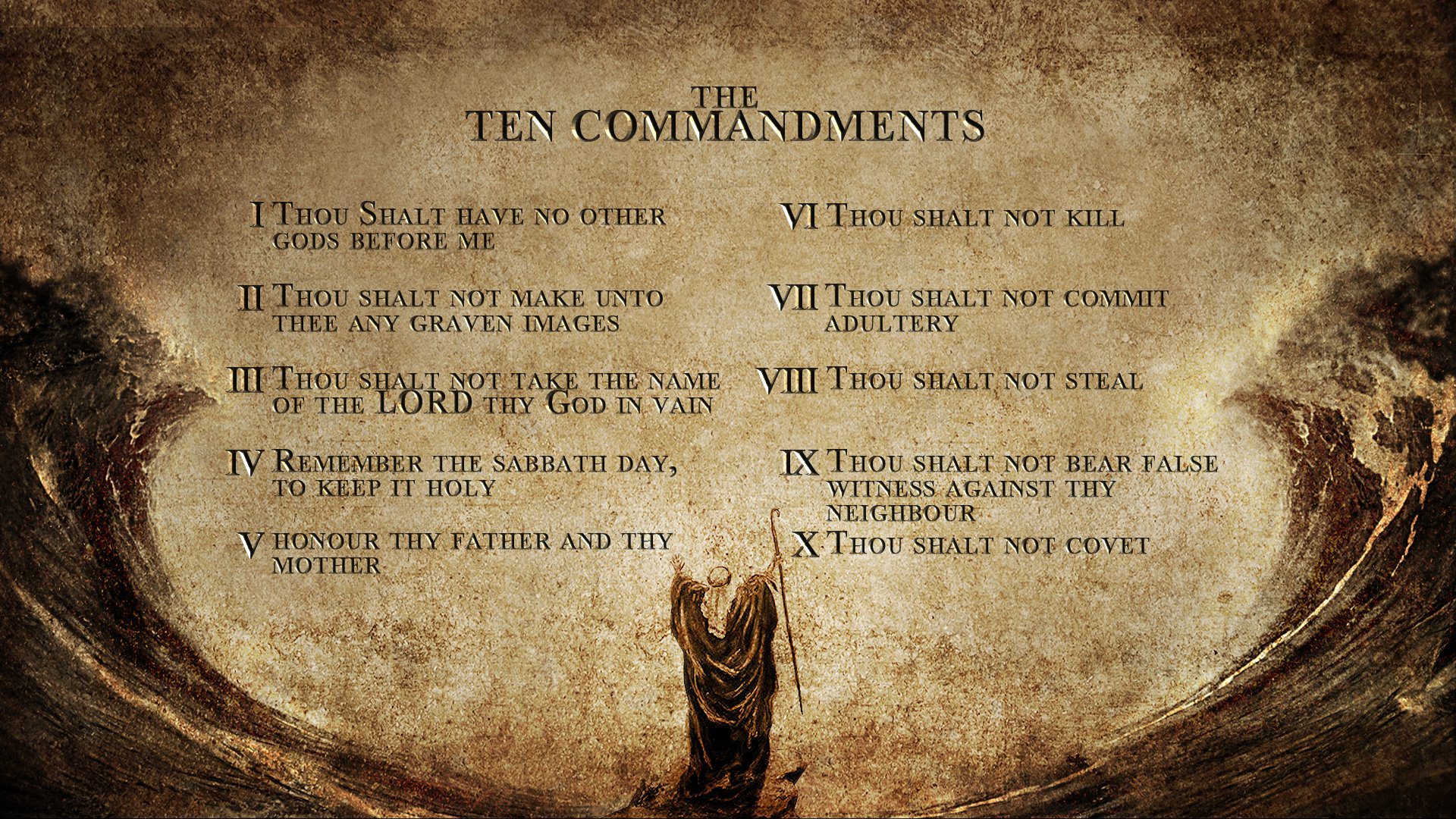 Ten Commandments Wallpapers | Bible Study | Graphic, Print, Logo, and Website Design Solutions serving locally for Tempe Arizona and Phoenix Valley Cities