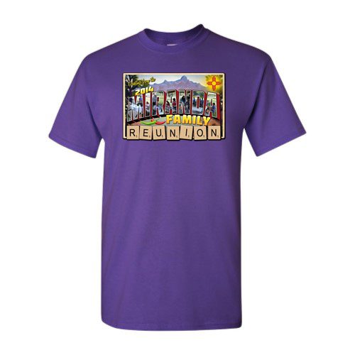 purple - Reunion T-Shirt Design