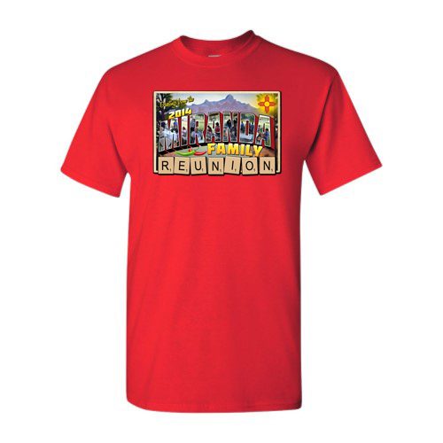 red - Reunion T-Shirt Design