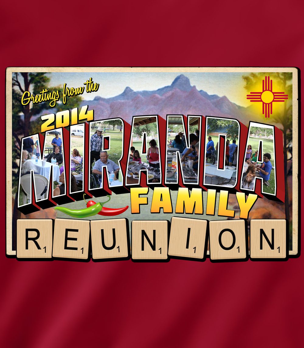 Reunion T-Shirt Design | Graphic Design | Graphic, Print, Logo, and Website Design Solutions serving locally for Tempe Arizona and Phoenix Valley Cities