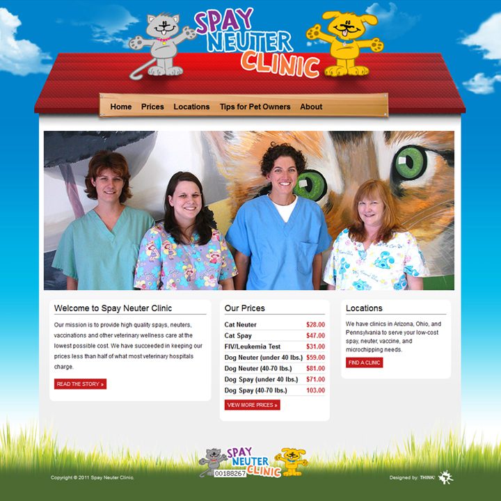 Spay Neuter Clinic | Phoenix Website Design | Graphic, Print, Logo, and Website Design Solutions serving locally for Tempe Arizona and Phoenix Valley Cities
