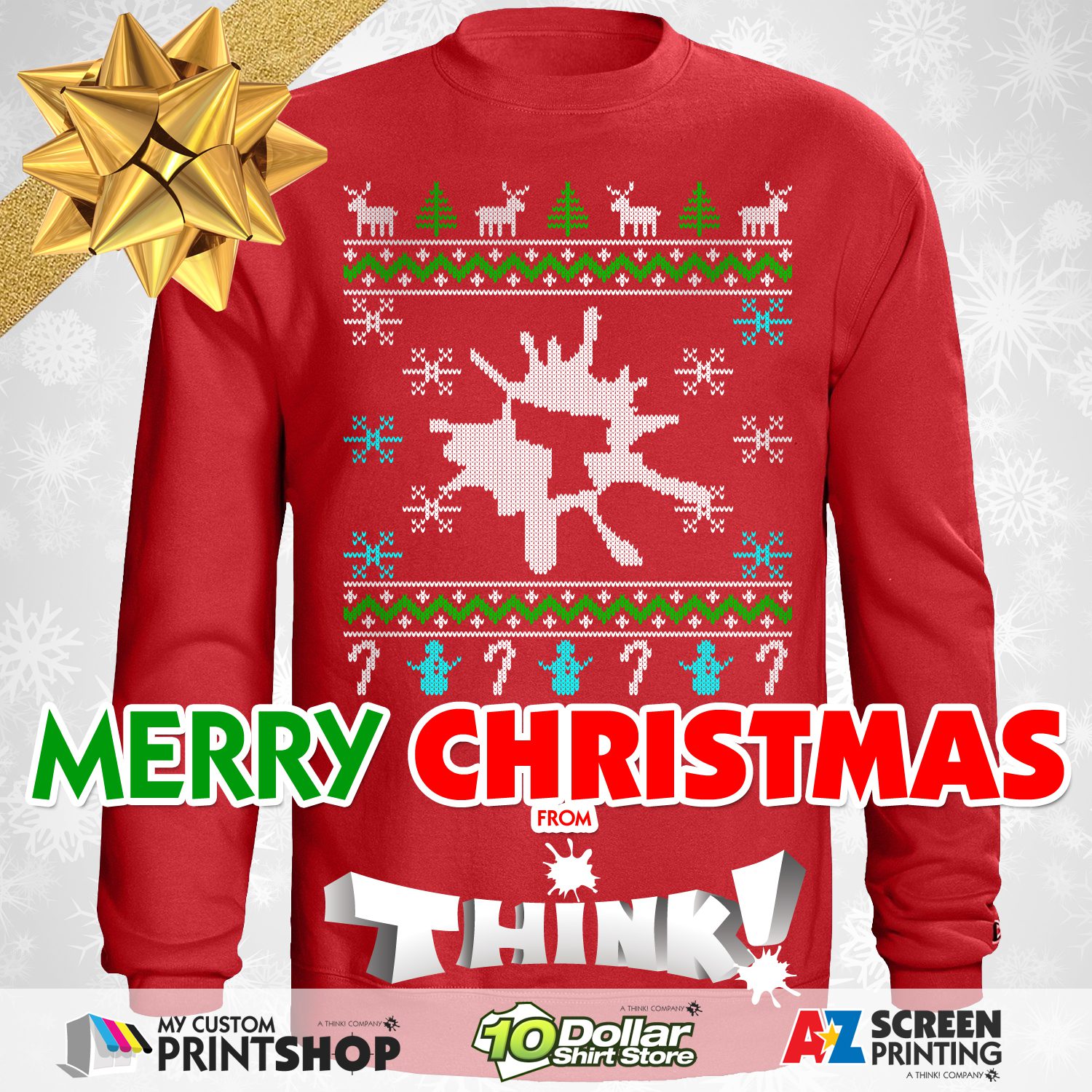 Ugly Holiday Sweater | Graphic Design | Graphic, Print, Logo, and Website Design Solutions serving locally for Tempe Arizona and Phoenix Valley Cities