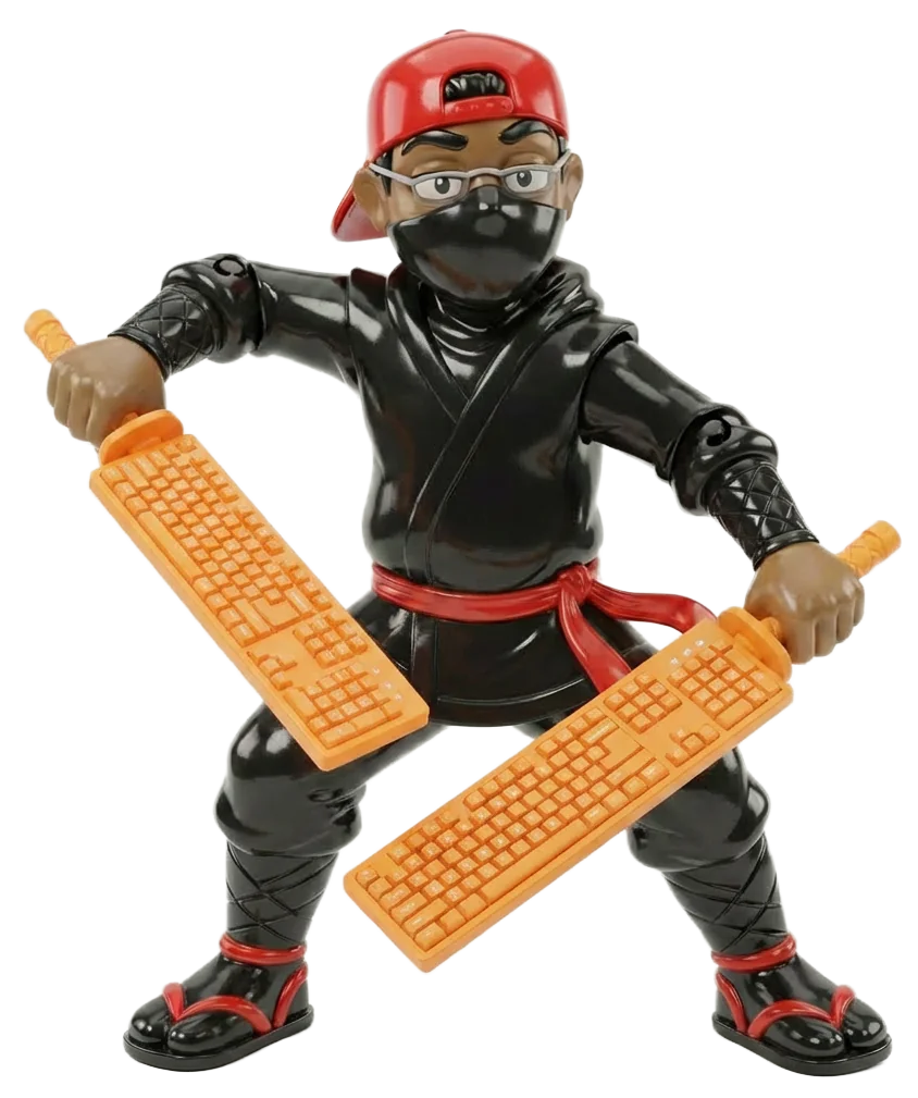 webninja for hire action figure webninja for hire action figure