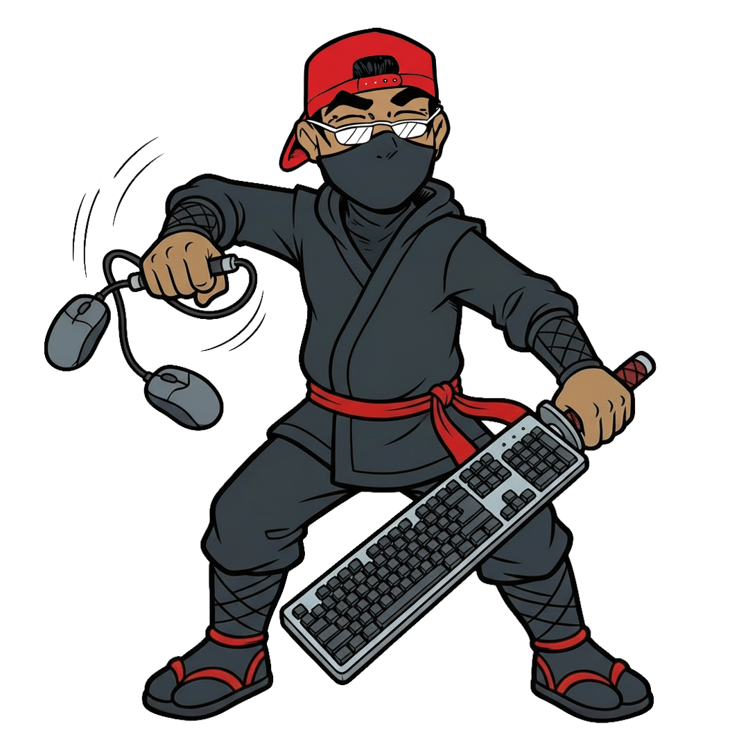 website ninja cartoon